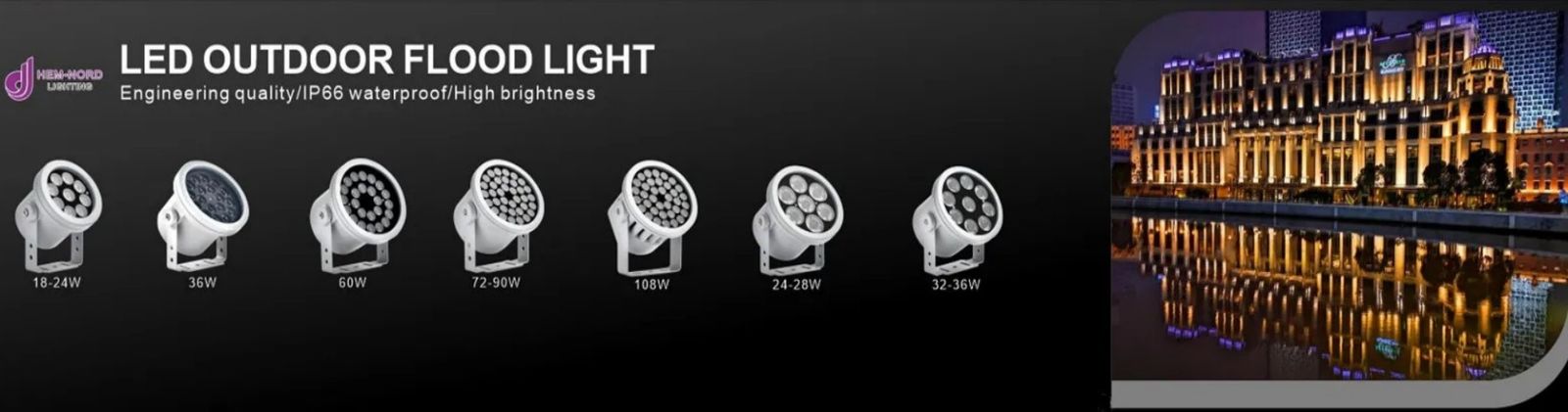 ضوء غسالة الجدار LED